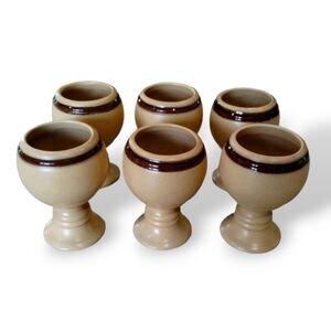 Beauceware Jean Cartier Stoneware Wine Goblets Set of 6 – Canada